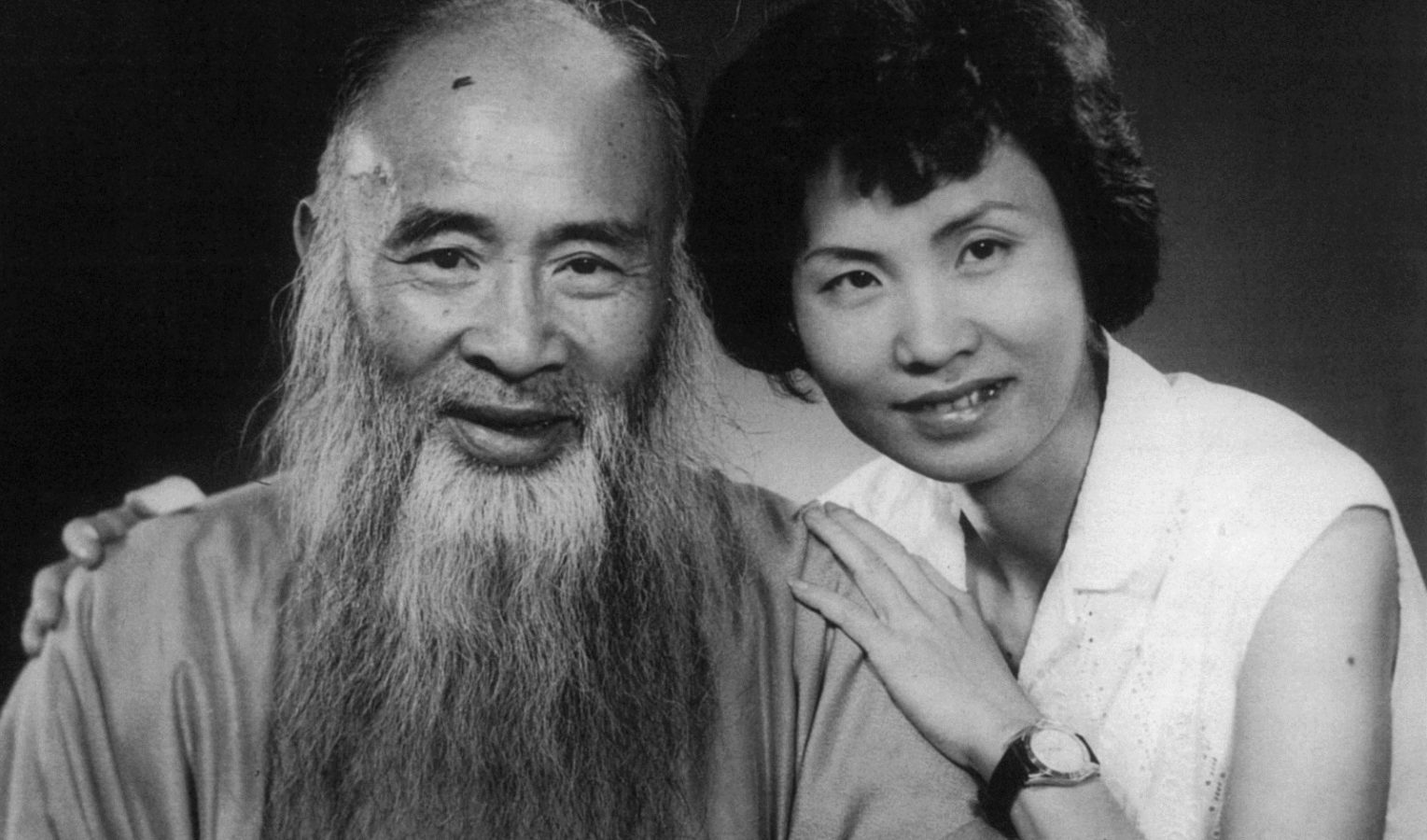 『Zhang Daqian (Chang Dai-chien, 张大千, 1899-1983) 1959』『张心瑞 1927-2022.8.19』张大千与女儿张心瑞，1963年
